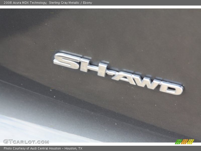Sterling Gray Metallic / Ebony 2008 Acura MDX Technology