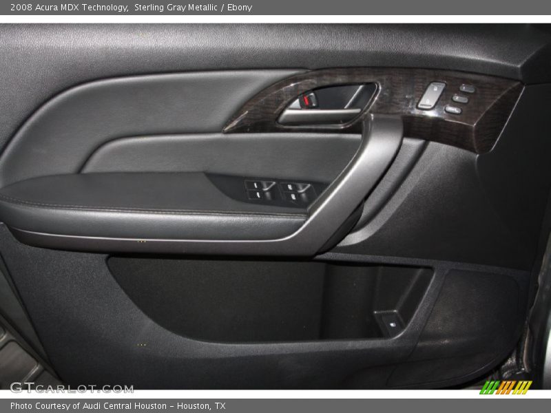 Sterling Gray Metallic / Ebony 2008 Acura MDX Technology