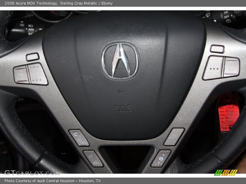 Sterling Gray Metallic / Ebony 2008 Acura MDX Technology