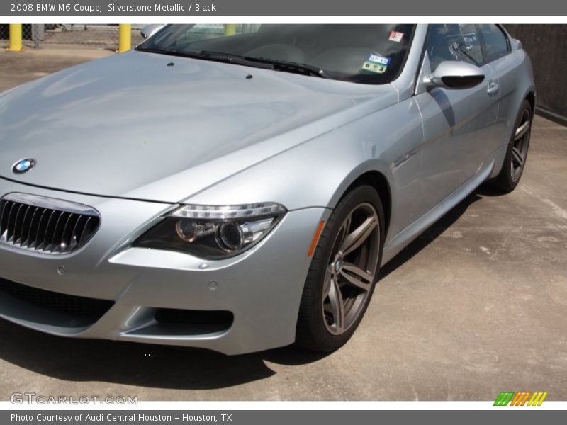 Silverstone Metallic / Black 2008 BMW M6 Coupe