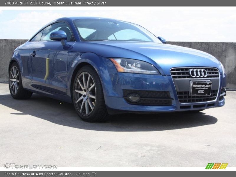 Ocean Blue Pearl Effect / Silver 2008 Audi TT 2.0T Coupe