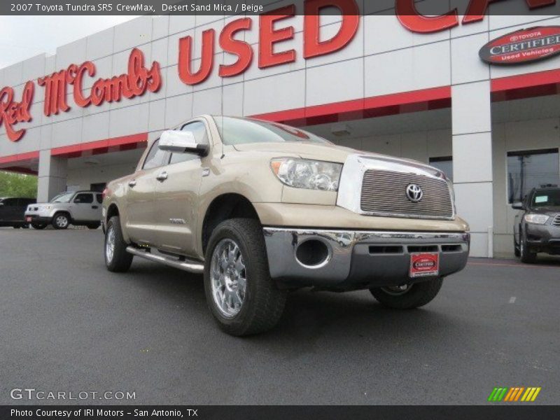 Desert Sand Mica / Beige 2007 Toyota Tundra SR5 CrewMax