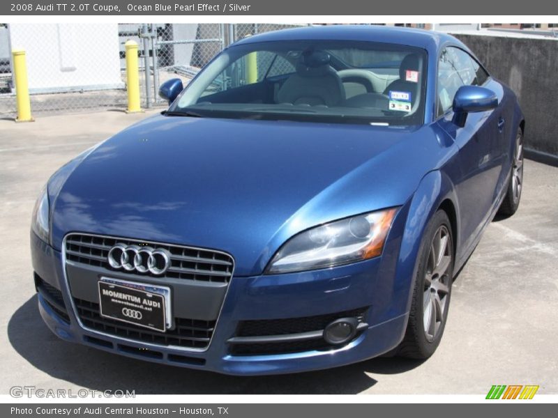 Ocean Blue Pearl Effect / Silver 2008 Audi TT 2.0T Coupe