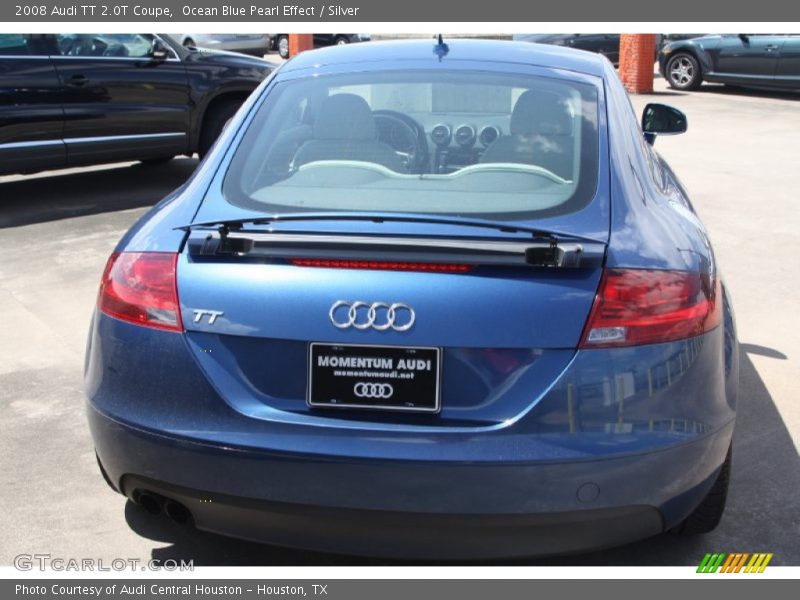 Ocean Blue Pearl Effect / Silver 2008 Audi TT 2.0T Coupe
