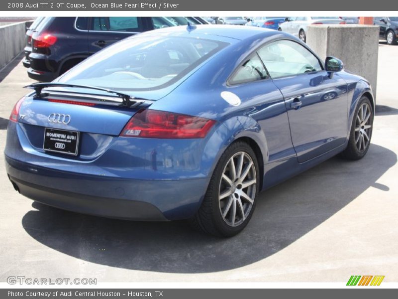 Ocean Blue Pearl Effect / Silver 2008 Audi TT 2.0T Coupe