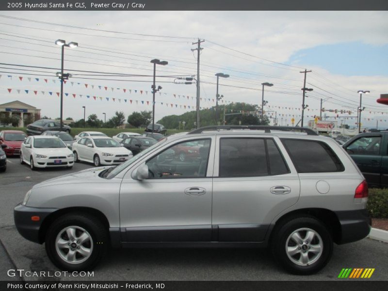 Pewter Gray / Gray 2005 Hyundai Santa Fe GLS