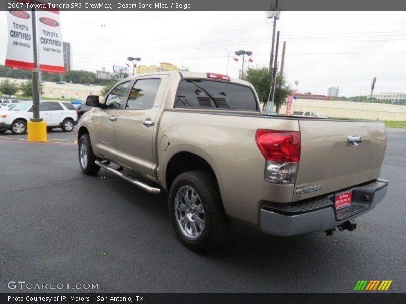 Desert Sand Mica / Beige 2007 Toyota Tundra SR5 CrewMax