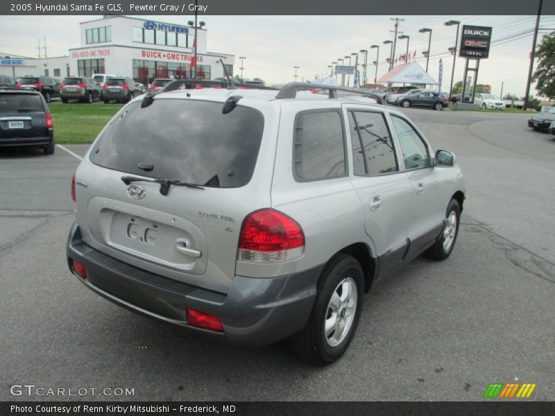 Pewter Gray / Gray 2005 Hyundai Santa Fe GLS