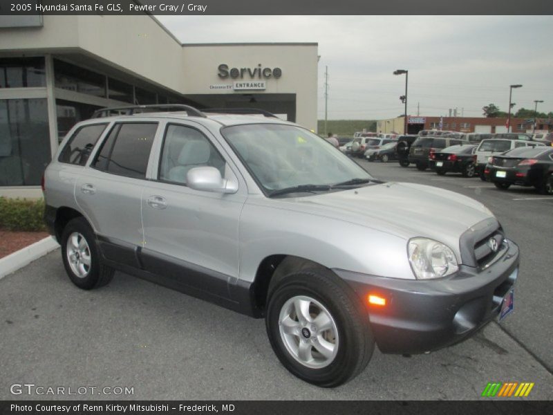 Pewter Gray / Gray 2005 Hyundai Santa Fe GLS