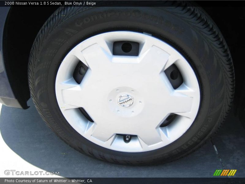 Blue Onyx / Beige 2008 Nissan Versa 1.8 S Sedan