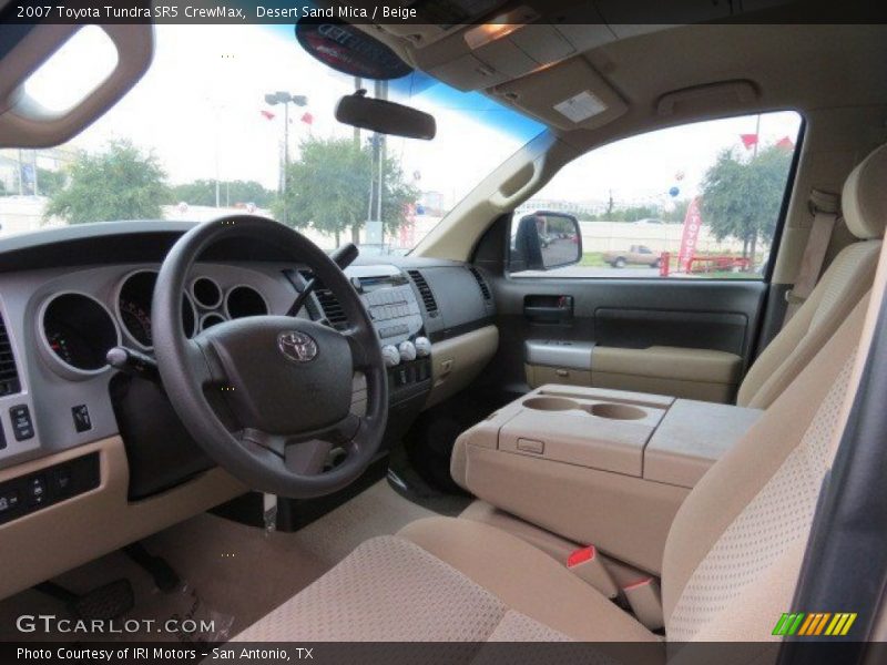 Desert Sand Mica / Beige 2007 Toyota Tundra SR5 CrewMax