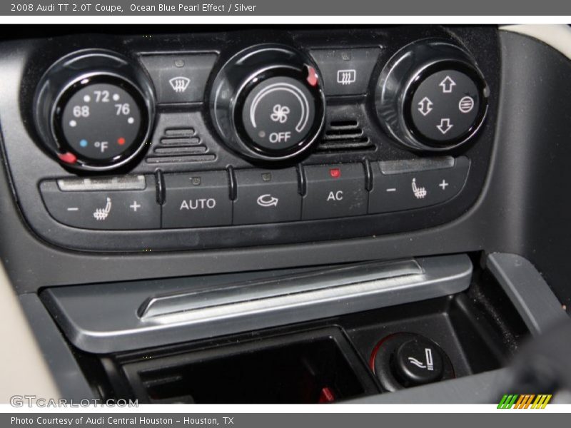 Ocean Blue Pearl Effect / Silver 2008 Audi TT 2.0T Coupe