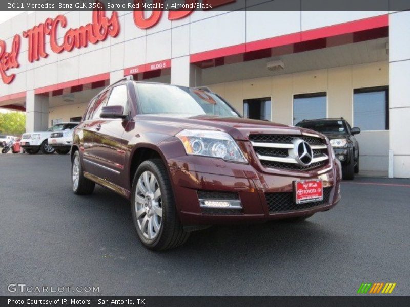 Barolo Red Metallic / Almond/Black 2011 Mercedes-Benz GLK 350