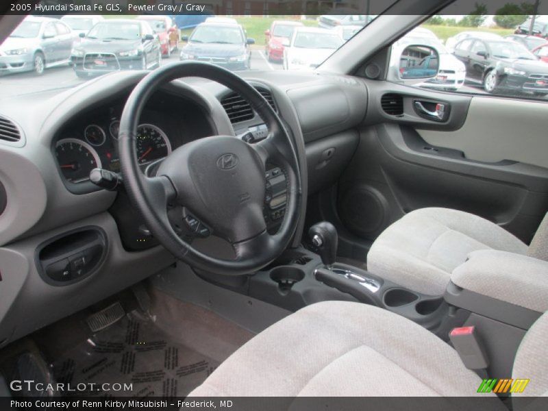Pewter Gray / Gray 2005 Hyundai Santa Fe GLS