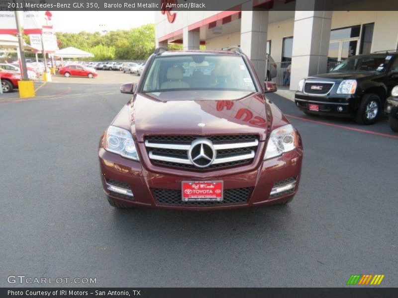 Barolo Red Metallic / Almond/Black 2011 Mercedes-Benz GLK 350