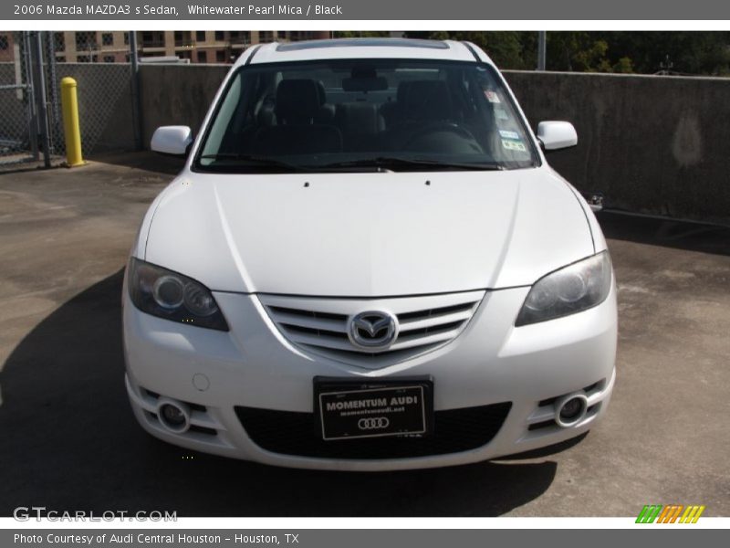 Whitewater Pearl Mica / Black 2006 Mazda MAZDA3 s Sedan