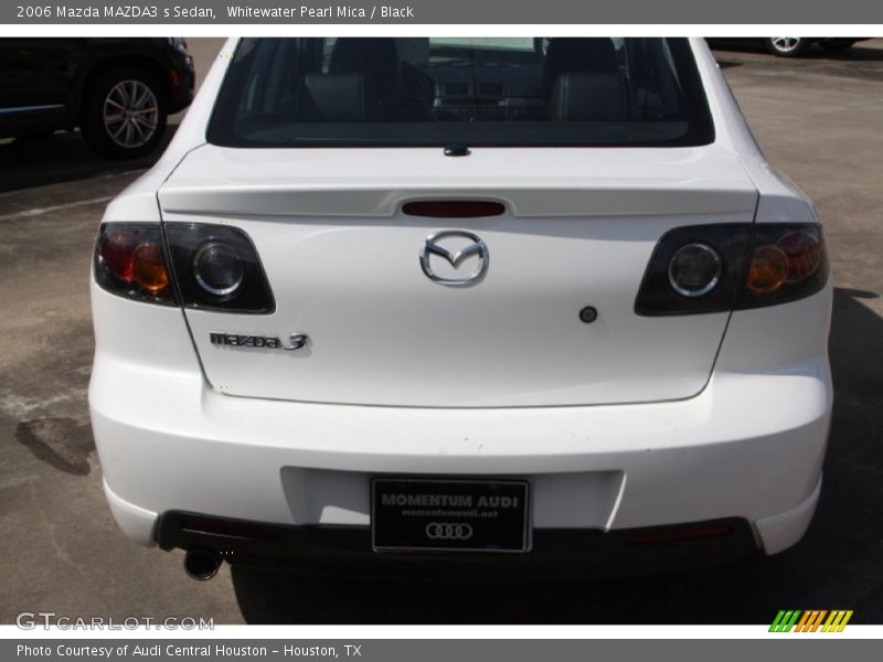 Whitewater Pearl Mica / Black 2006 Mazda MAZDA3 s Sedan