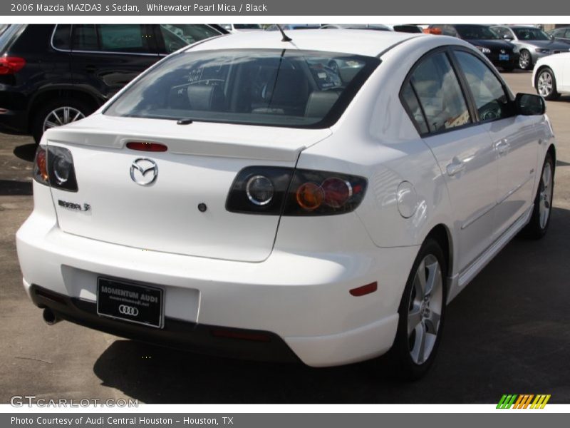 Whitewater Pearl Mica / Black 2006 Mazda MAZDA3 s Sedan
