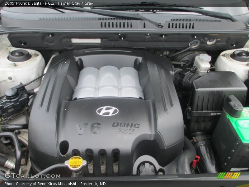 Pewter Gray / Gray 2005 Hyundai Santa Fe GLS
