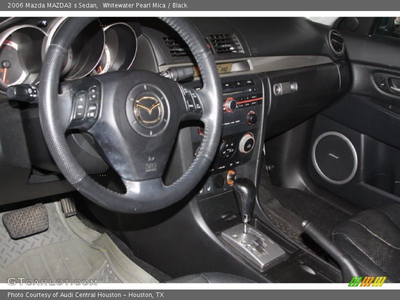 Whitewater Pearl Mica / Black 2006 Mazda MAZDA3 s Sedan