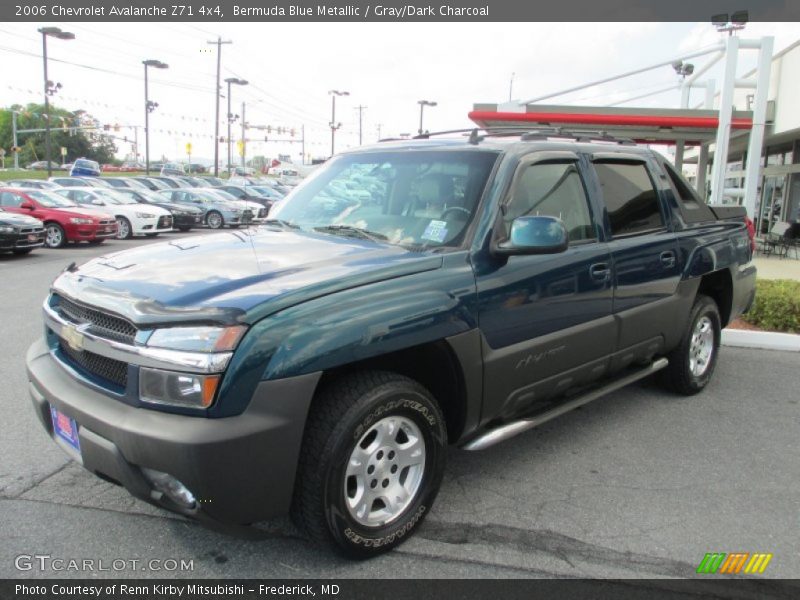 Bermuda Blue Metallic / Gray/Dark Charcoal 2006 Chevrolet Avalanche Z71 4x4