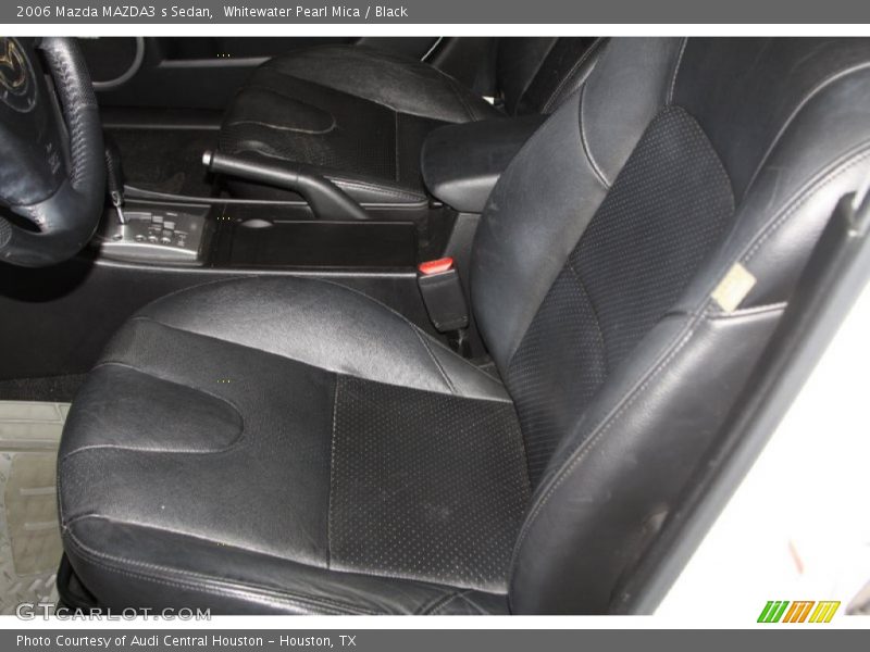 Whitewater Pearl Mica / Black 2006 Mazda MAZDA3 s Sedan