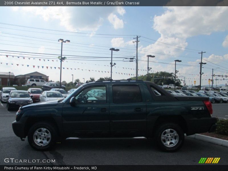 Bermuda Blue Metallic / Gray/Dark Charcoal 2006 Chevrolet Avalanche Z71 4x4