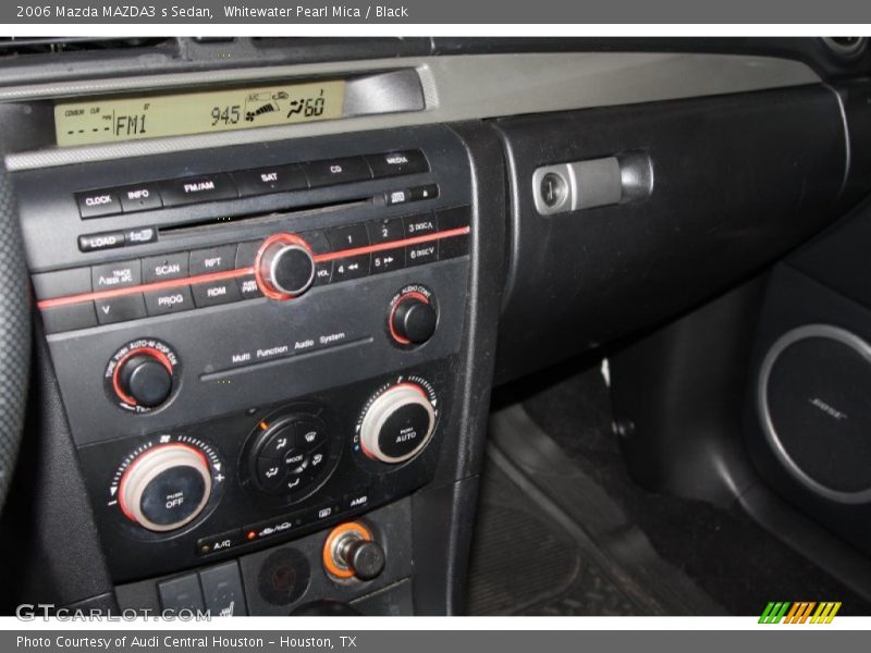 Whitewater Pearl Mica / Black 2006 Mazda MAZDA3 s Sedan
