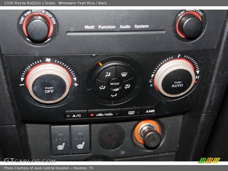 Whitewater Pearl Mica / Black 2006 Mazda MAZDA3 s Sedan