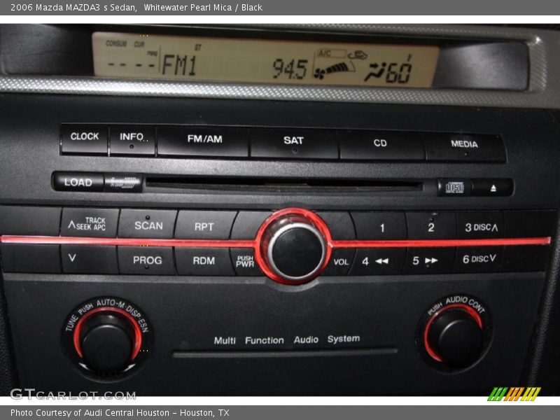 Whitewater Pearl Mica / Black 2006 Mazda MAZDA3 s Sedan