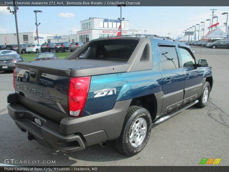 Bermuda Blue Metallic / Gray/Dark Charcoal 2006 Chevrolet Avalanche Z71 4x4