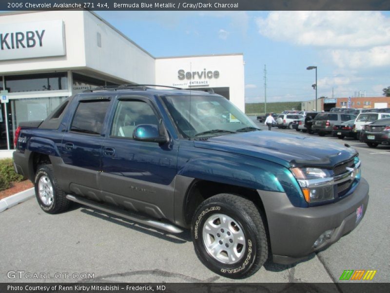 Bermuda Blue Metallic / Gray/Dark Charcoal 2006 Chevrolet Avalanche Z71 4x4