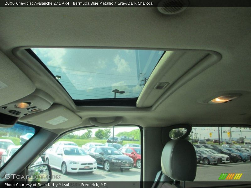 Bermuda Blue Metallic / Gray/Dark Charcoal 2006 Chevrolet Avalanche Z71 4x4
