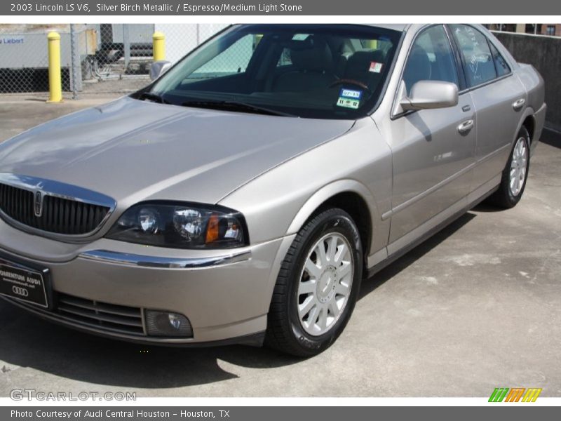 Silver Birch Metallic / Espresso/Medium Light Stone 2003 Lincoln LS V6