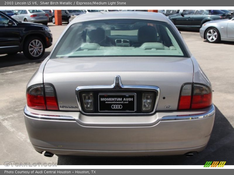Silver Birch Metallic / Espresso/Medium Light Stone 2003 Lincoln LS V6