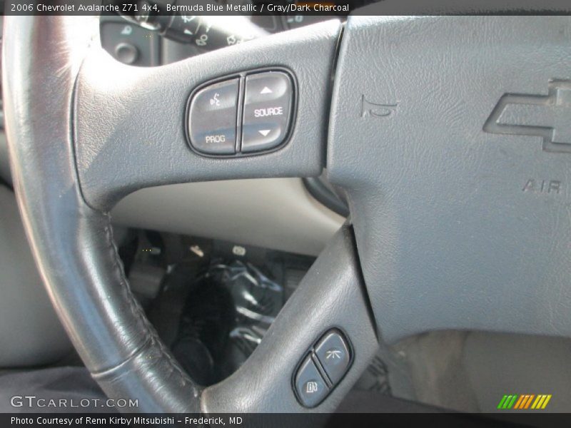 Bermuda Blue Metallic / Gray/Dark Charcoal 2006 Chevrolet Avalanche Z71 4x4