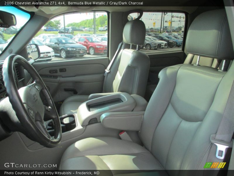 Bermuda Blue Metallic / Gray/Dark Charcoal 2006 Chevrolet Avalanche Z71 4x4