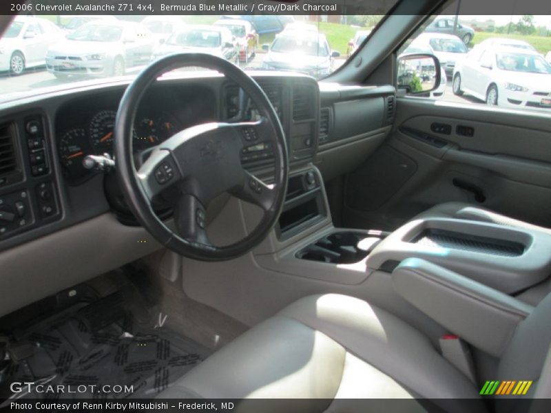 Bermuda Blue Metallic / Gray/Dark Charcoal 2006 Chevrolet Avalanche Z71 4x4