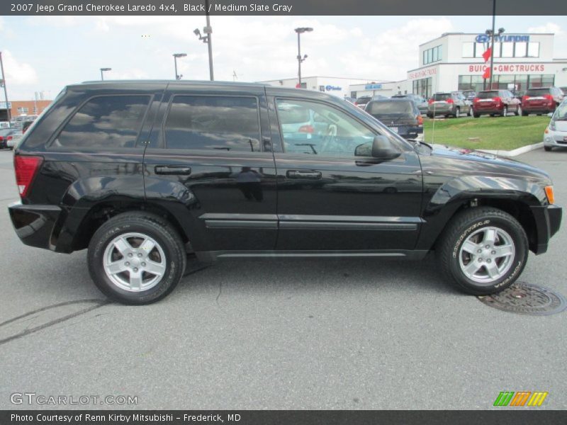 Black / Medium Slate Gray 2007 Jeep Grand Cherokee Laredo 4x4