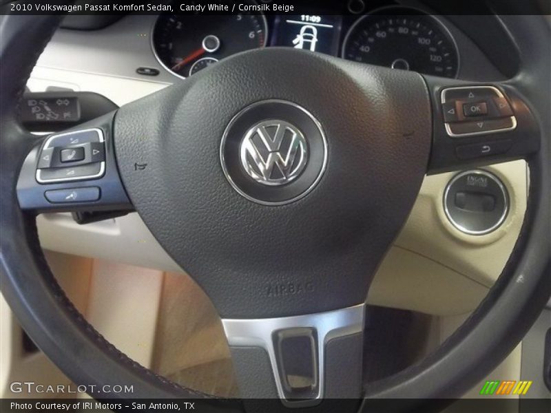 Candy White / Cornsilk Beige 2010 Volkswagen Passat Komfort Sedan