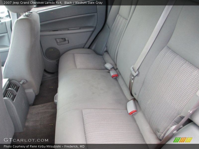 Black / Medium Slate Gray 2007 Jeep Grand Cherokee Laredo 4x4