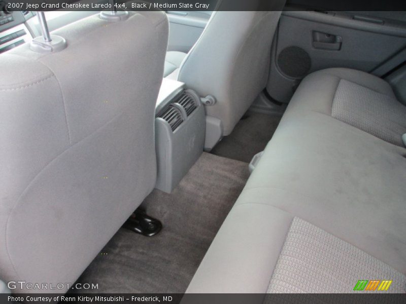 Black / Medium Slate Gray 2007 Jeep Grand Cherokee Laredo 4x4