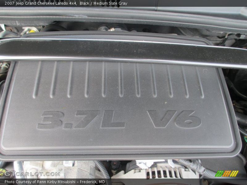 Black / Medium Slate Gray 2007 Jeep Grand Cherokee Laredo 4x4