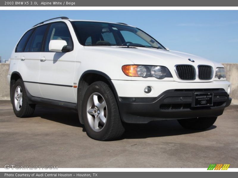 Alpine White / Beige 2003 BMW X5 3.0i