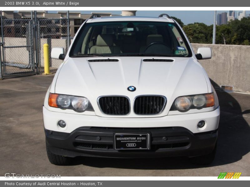 Alpine White / Beige 2003 BMW X5 3.0i