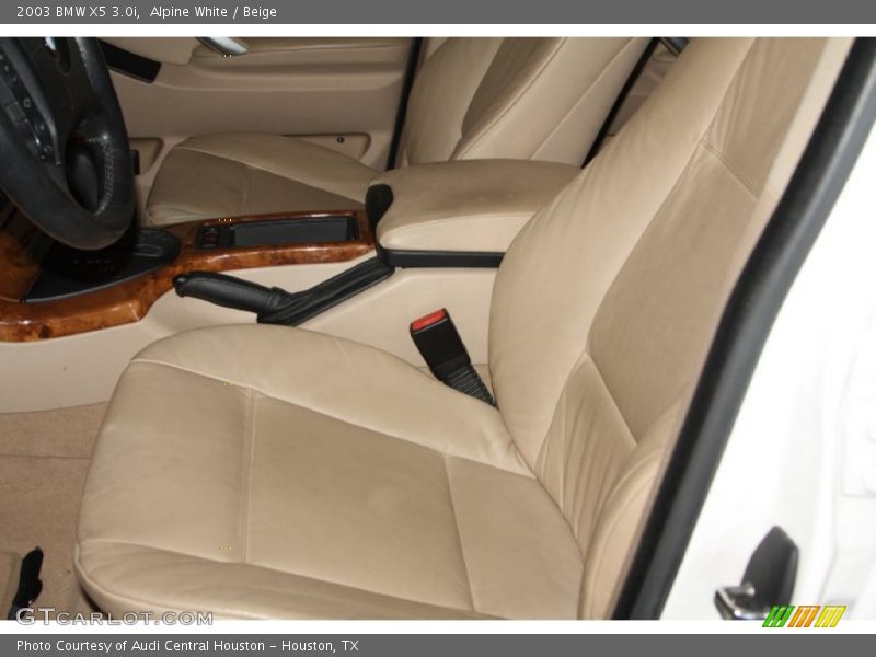 Alpine White / Beige 2003 BMW X5 3.0i