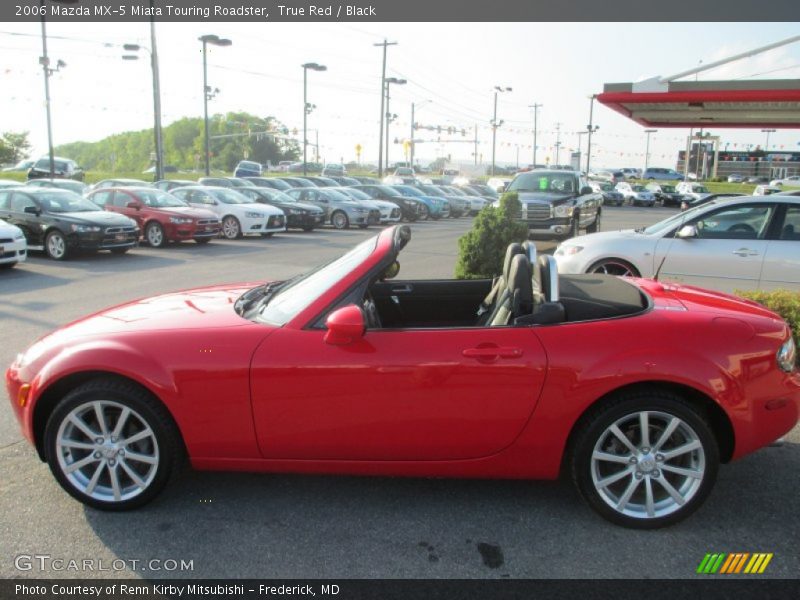 True Red / Black 2006 Mazda MX-5 Miata Touring Roadster