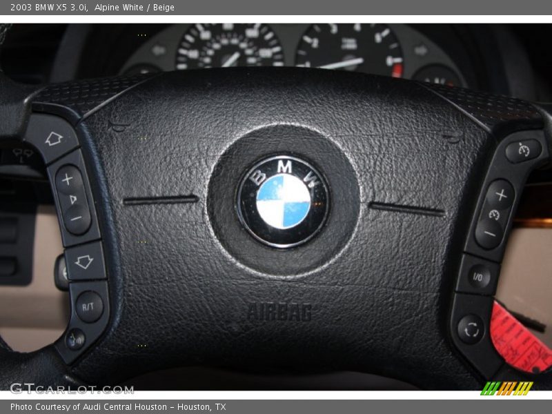 Alpine White / Beige 2003 BMW X5 3.0i