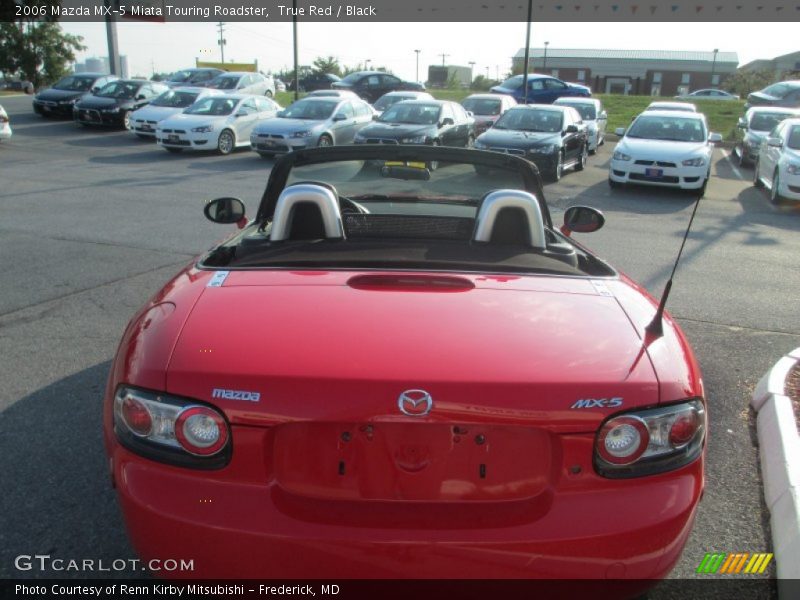 True Red / Black 2006 Mazda MX-5 Miata Touring Roadster