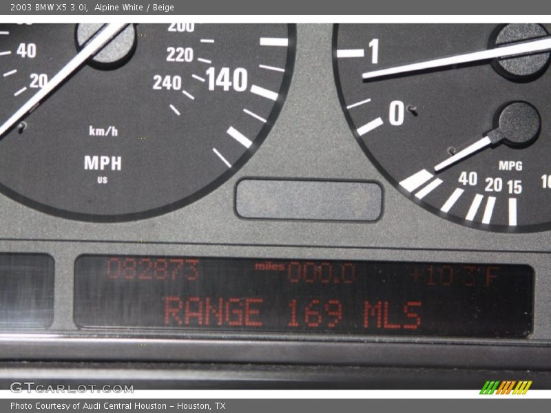 Alpine White / Beige 2003 BMW X5 3.0i